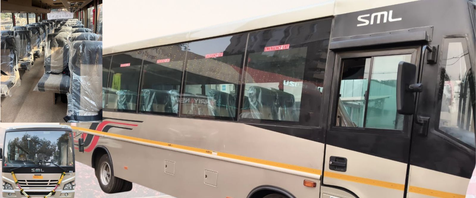 Luxury AC Buses Available 